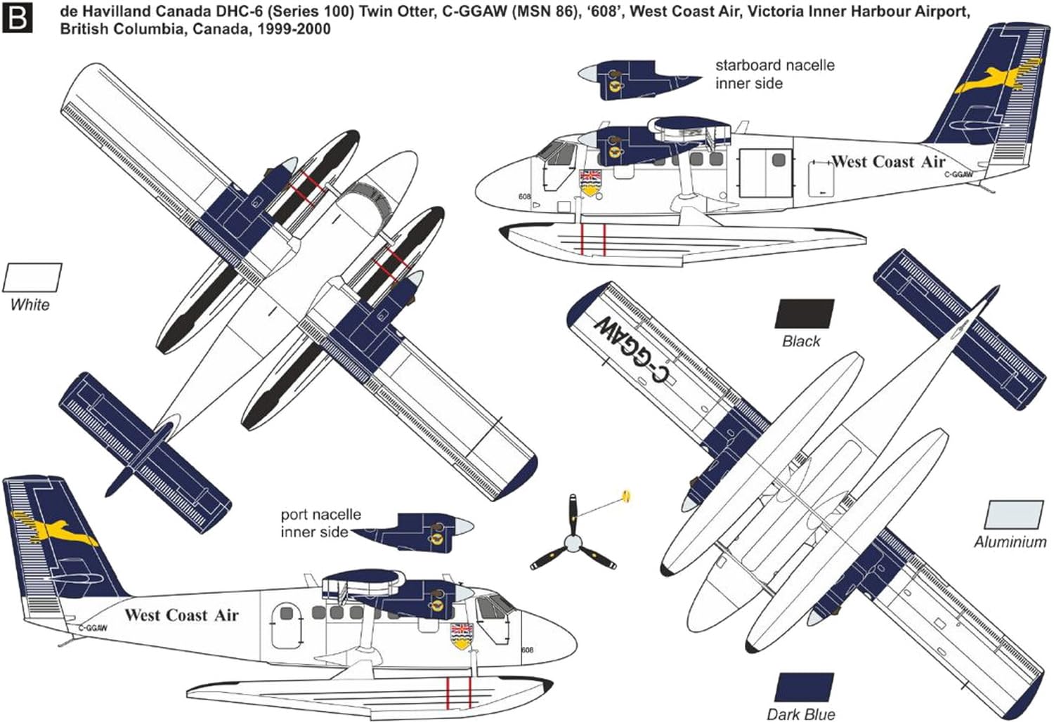 Amazon | マーク1 1/144 DHC-6 ツイン・オッター ホイール・スキー
